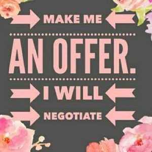 •Offers are always welcomed•